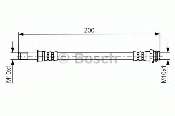 CF GOMMA 512787 Гальмівний шланг