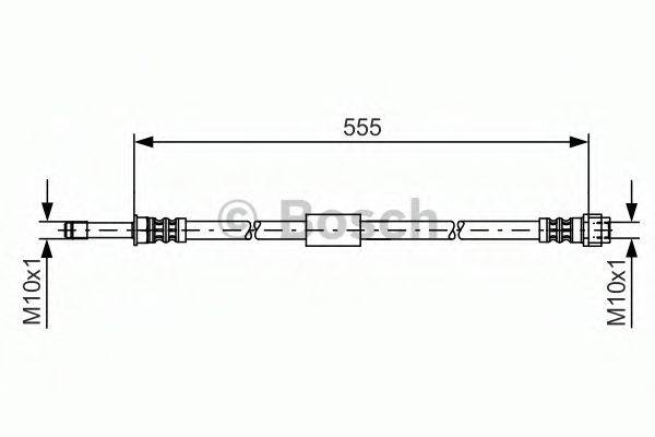 CORTECO 19036496 Гальмівний шланг