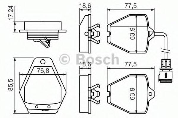 LUCAS ELECTRICAL 6111621 Комплект гальмівних колодок, дискове гальмо