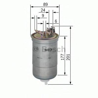MANN-FILTER WK8536 Паливний фільтр