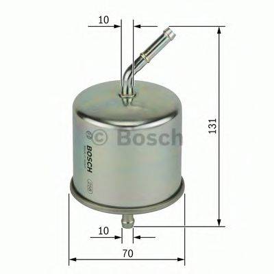 CROSLAND 6697 Паливний фільтр