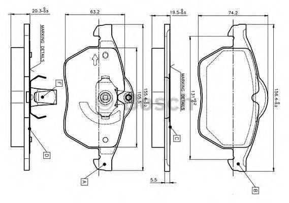 BOSCH 0 986 TB2 017