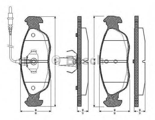 BOSCH 0 986 TB2 025