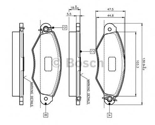 BOSCH 0 986 TB2 043