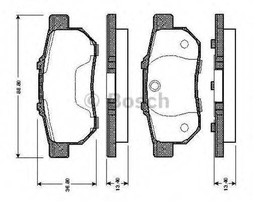 BOSCH 0 986 TB2 121
