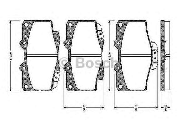 BOSCH 0 986 TB2 169