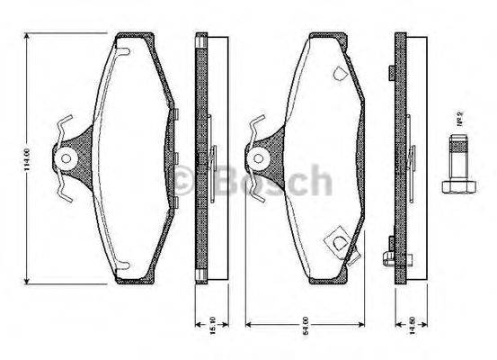 BOSCH 0 986 TB2 187