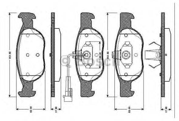 BOSCH 0 986 TB2 285