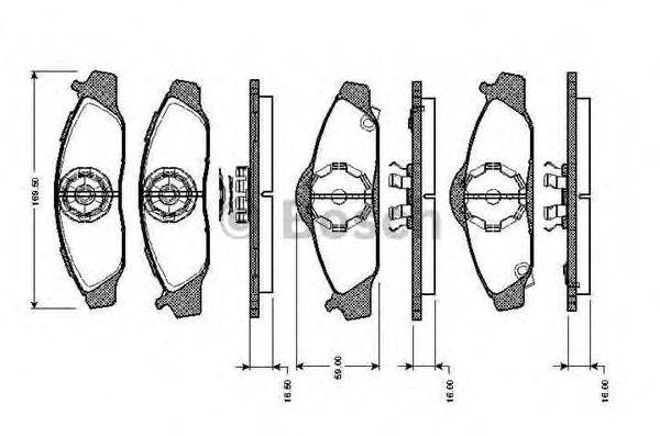 BOSCH 0 986 TB2 307