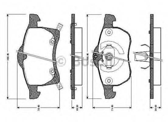 BOSCH 0 986 TB2 335