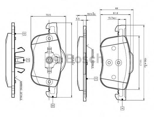 BOSCH 0 986 TB2 351