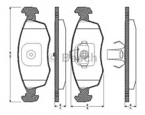 BOSCH 0 986 TB2 539