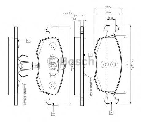 BOSCH 0 986 TB2 541