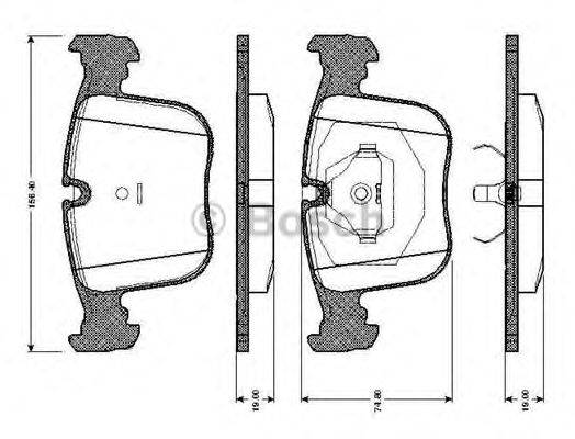 BOSCH 0 986 TB2 664