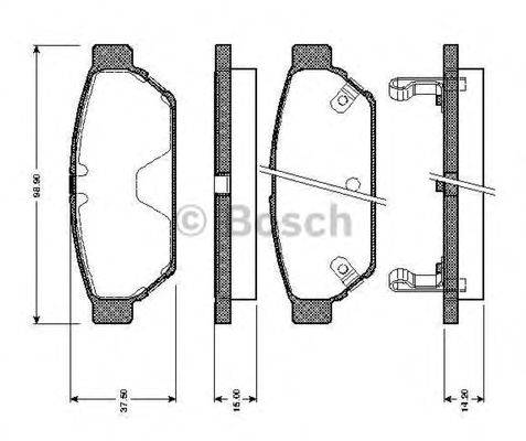 BOSCH 0 986 TB2 698
