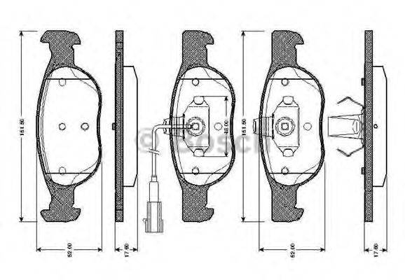 BOSCH 0 986 TB2 732