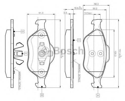 BOSCH 0 986 TB2 812