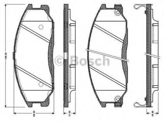 BOSCH 0 986 TB2 816