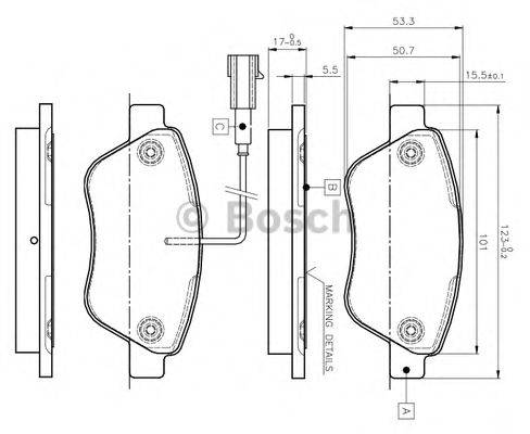 BOSCH 0 986 TB2 836