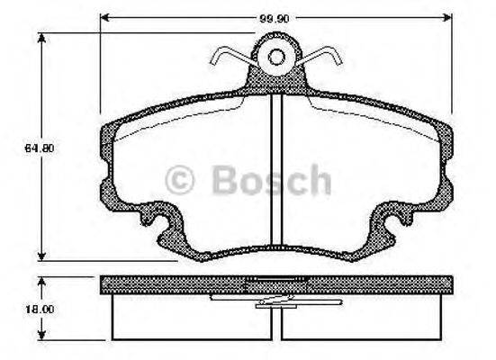 BOSCH 0 986 TB2 953
