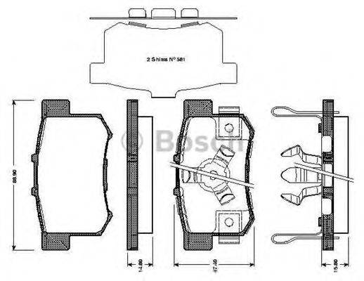 BOSCH 0 986 TB3 039