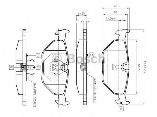 BOSCH 0 986 TB2 143