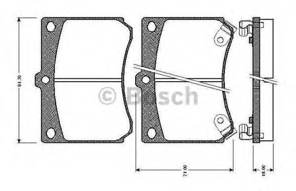 BOSCH 0 986 TB2 186