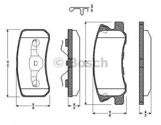 BOSCH 0 986 TB2 385