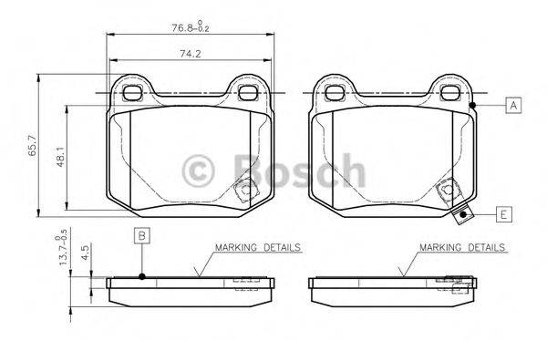 BOSCH 0 986 TB2 476