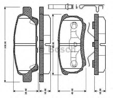 BOSCH 0 986 TB2 866