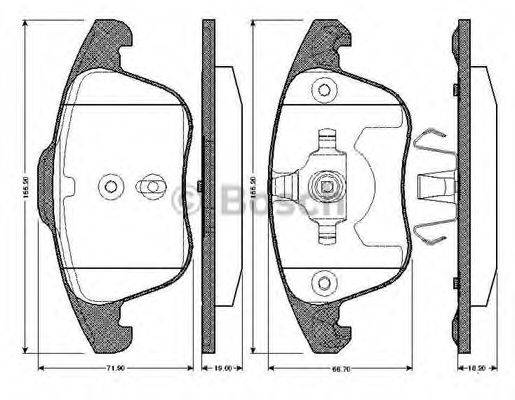 BOSCH 0 986 TB2 950