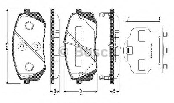 BOSCH 0 986 TB3 124