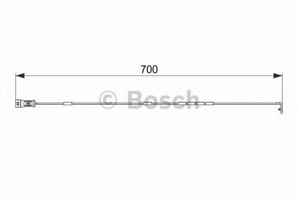 VAUXHALL 6238399 Сигналізатор, знос гальмівних колодок