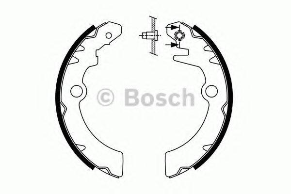 BOSCH BS980 Комплект гальмівних колодок