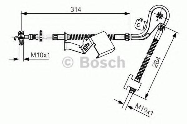 LUCAS ELECTRICAL PHD1135 Гальмівний шланг