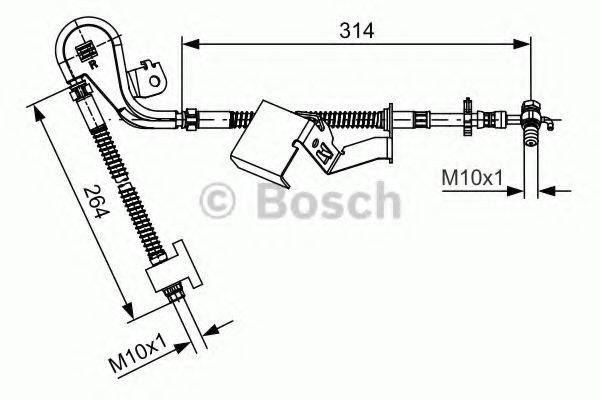 LUCAS ELECTRICAL PHD1132 Гальмівний шланг