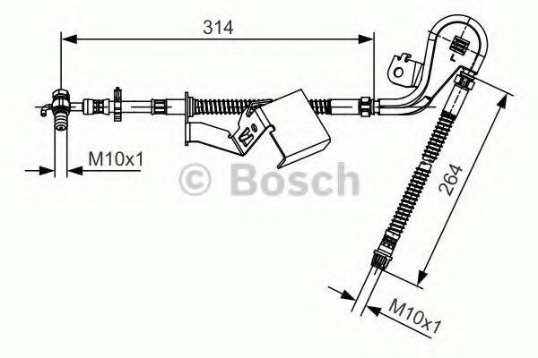 LUCAS ELECTRICAL PHD1136 Гальмівний шланг