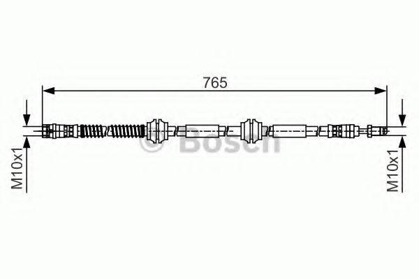 LUCAS ELECTRICAL PHB577 Гальмівний шланг