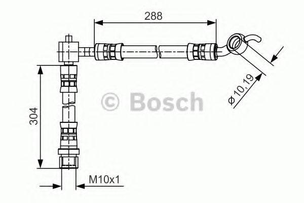 TEXTAR 40217200 Гальмівний шланг