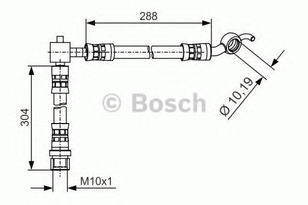 TEXTAR 40217100 Гальмівний шланг