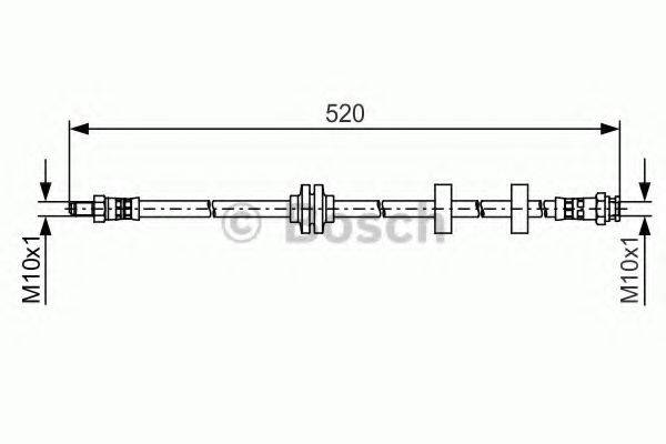 LUCAS ELECTRICAL PHB646 Гальмівний шланг