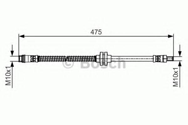 LUCAS ELECTRICAL PHB665 Гальмівний шланг
