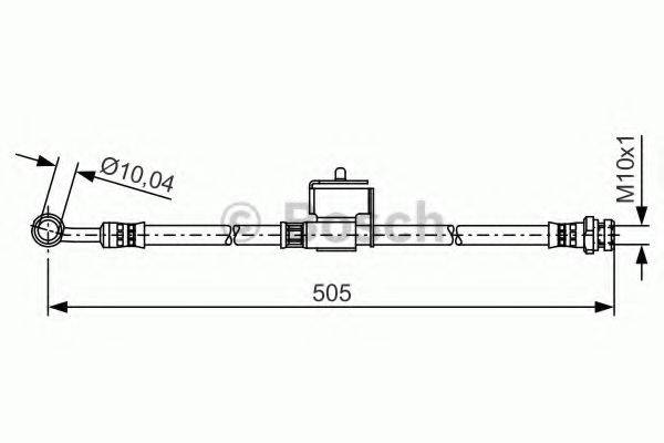 CF GOMMA 512840 Гальмівний шланг