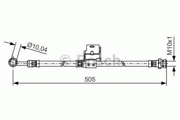 CF GOMMA 512841 Гальмівний шланг