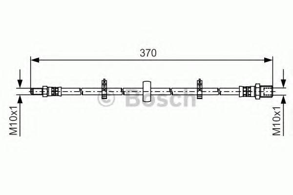 CF GOMMA 512848 Гальмівний шланг