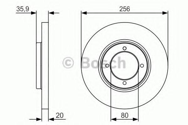 MAZDA UA0133251 гальмівний диск
