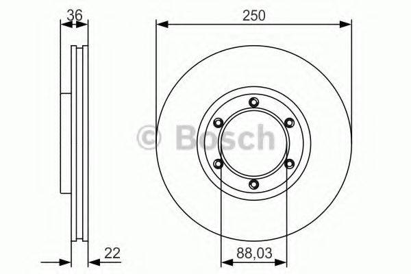 ISUZU 8-94338-745-0 гальмівний диск