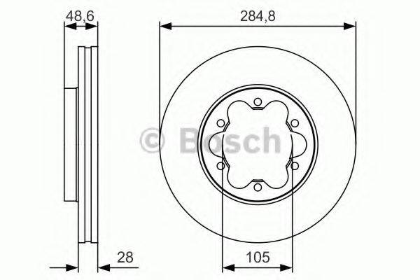 TOYOTA 43512 56190 гальмівний диск