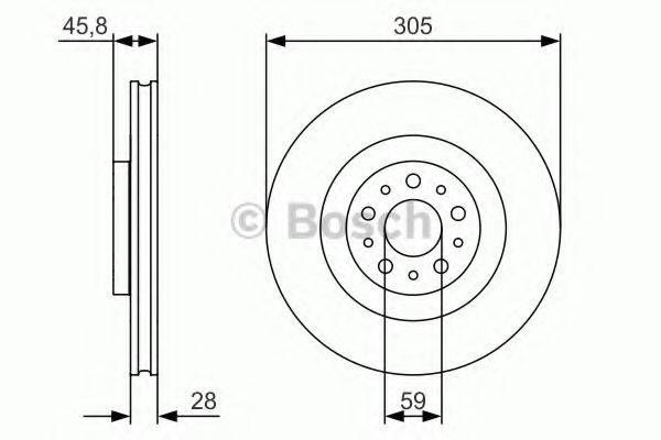 LUCAS ELECTRICAL DF 6424 гальмівний диск