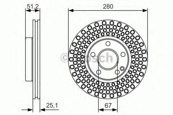 LUCAS ELECTRICAL DF 6548 гальмівний диск